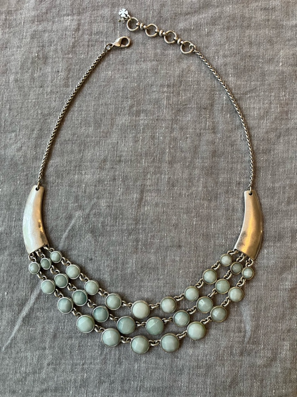 Lucky Brand Necklace with Blue Stones